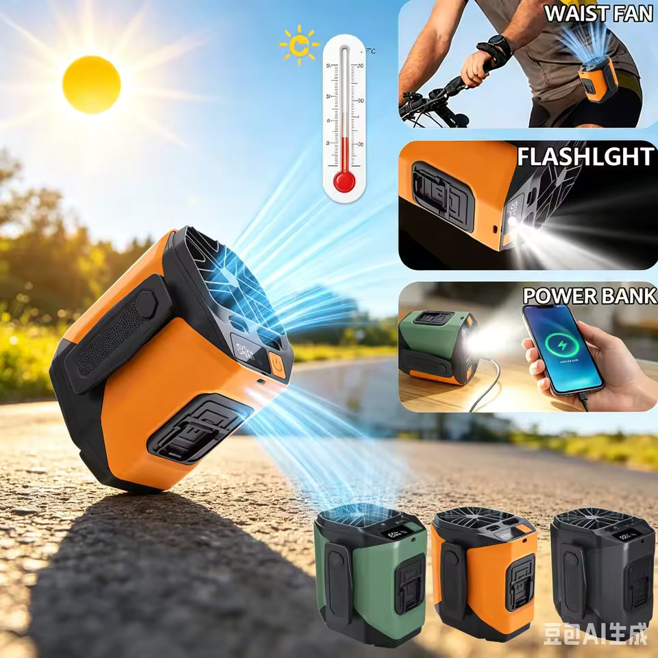 BreezeCore™ Pro Waist Clip Fan